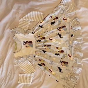 Girls Christmas Nativity dress size 5